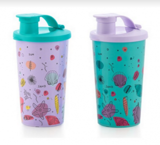 Frissítő 330 ml 2 db türkiz és lila Tupperware