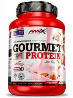 Gourmet Protein 1000g Strawberry-White choco AMIX Nutrition