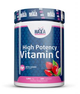 High Potency Vitamin C 1,000mg with rose hips 250 kapsz. HAYA LABS
