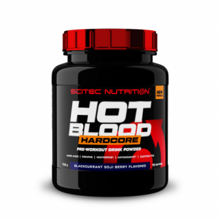 Hot Blood Hardcore 700g fekete ribizli-goji bogyó Scitec Nutrition