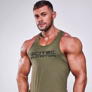 JUDE férfi ujjatlan póló zöld L Scitec Nutrition