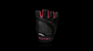 Kesztyű Scitec - Pink Style női fekete, rózsaszín L Scitec Nutrition