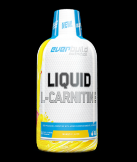 Liquid L-Carnitine + Chromium 450ml Mango EverBuild Nutrition