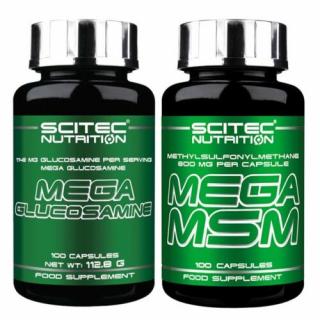 Mega Glucosamine 100 kapsz. + Mega MSM 100 kapsz. Scitec Nutrition