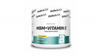MSM + Vitamin C 150 g narancs BioTechUSA