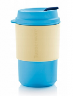 Öko plus Utazó kávésbögre 350 ml kék (sárga) Tupperware