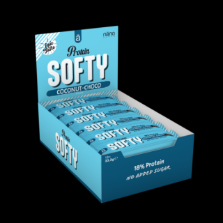 Protein SOFTY 18 szelet 18x33,3g coconut-choco Nano Supps