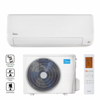 Midea All Easy Pro oldalfali split 5,3 kW SZERELÉSSEL!