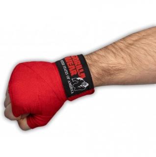 BOXING HAND WRAPS - RED (RED) [2,5m/98]