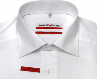 MARVELIS slim fit hosszított ujjú ing