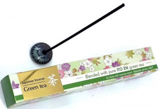 Japán füstölő- Baeido 40 db- Zöld tea