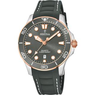 FESTINA - F20502/5 női óra zöld számlappal zöld szilikon (gumi) szíjjal