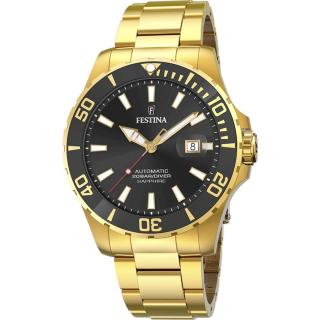 FESTINA - F20533/2 férfi óra fekete számlappal acél csattal (PVD)