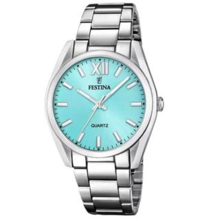 FESTINA - F20622/D női óra türkiz számlappal acél csattal