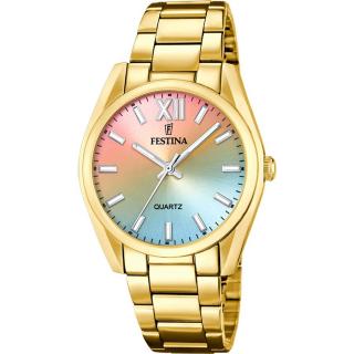 FESTINA - F20640/7 női óra rainbow számlappal acél csattal (PVD)