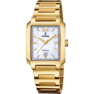 FESTINA - F20680/2 női óra ezüst számlappal acél csattal (PVD)