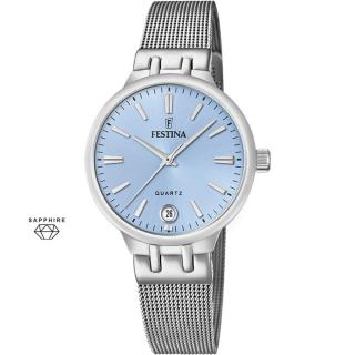 FESTINA - F20712/2 női óra kék számlappal acél csattal