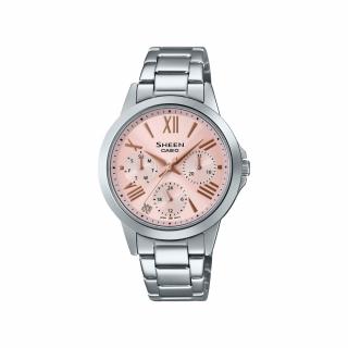 Casio Sheen rózsaszín számlapos női karóra SHE-3516D-4AUEF