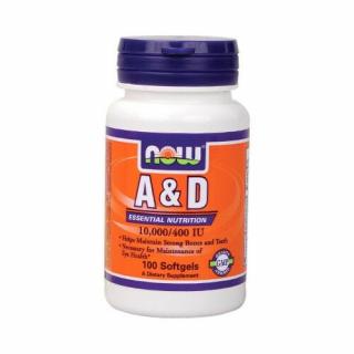 NOW AD vitamin 10.000/400 IU (100db)