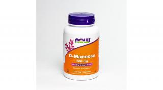 NOW D-mannose 500 mg 120 kapszula