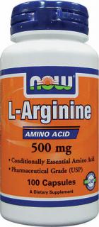 NOW L-Arginine  500mg caps