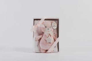 Naturtex Baby pléd rózsaszín macival
