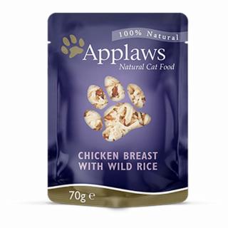 Applaws Cat Csirke Vadrizzsel, 12x70g