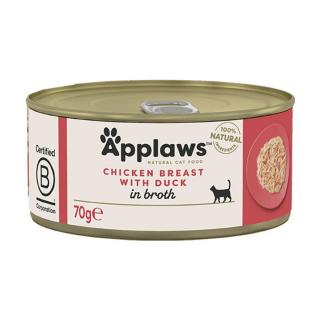 Applaws Cat Csirkemell Kacsával 12x70g