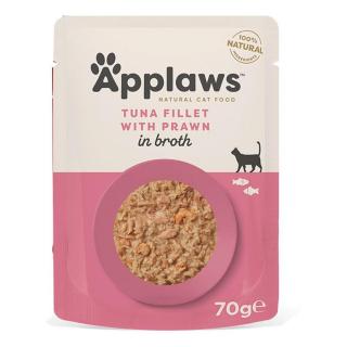 Applaws Cat Tonhal Filé Garnélával 12x70g