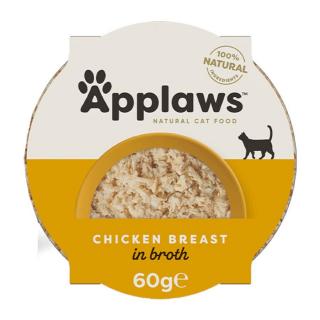 Applaws Pot Cat Csirkemell Rizzsel 10x60g