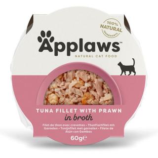 Applaws Pot Cat Tonhalfilé Garnélával 5x60g