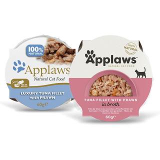 Applaws Pot Cat Tonhalfilé Garnélával 60g