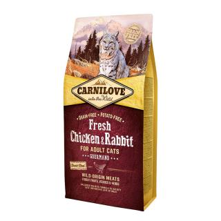 CARNILOVE CAT Fresh Adult Csirke és Nyúl Gourmand 2 kg