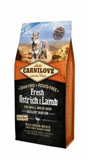 CARNILOVE Fresh Mini Adult Strucc és Bárány 1,5kg