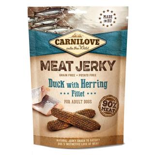 Carnilove Jerky Snack Duck with Herring Fillet – kacsa hering filével 3x100g