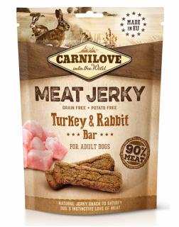 Carnilove Jerky Snack Turkey Rabbit Bar – pulyka nyúl 100g