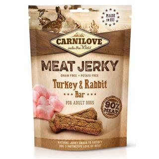 Carnilove Jerky Snack Turkey Rabbit Bar – pulyka nyúl 3x100g