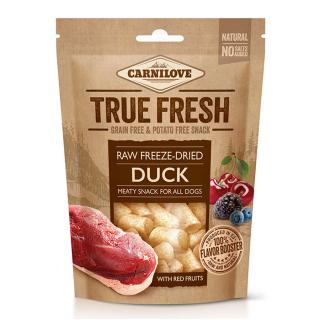 Carnilove Raw freeze-dried snack Duck with red fruits - kacsa bogyós gyümölcsökkel 40g