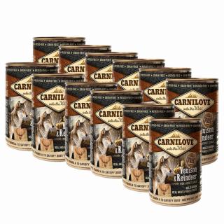 CARNILOVE Vadhús-Rénszarvas 12x400g