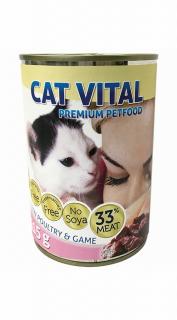 Cat Vital kitten konzerv baromfi-vad 415g
