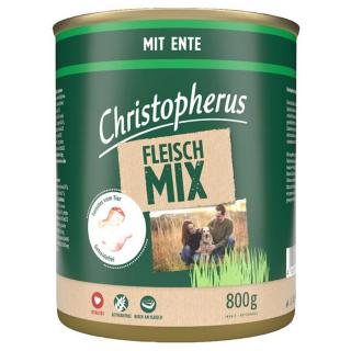 Christopherus Dog konzerv meat mix kacsa 800g