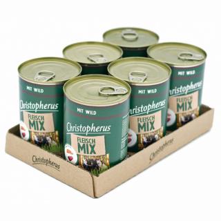 Christopherus Dog konzerv meat mix vad 6x400g