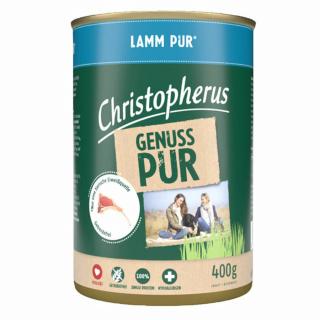 Christopherus Dog konzerv pure bárány 400g