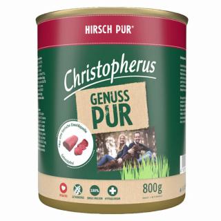 Christopherus Dog konzerv pure gímszarvas 800g