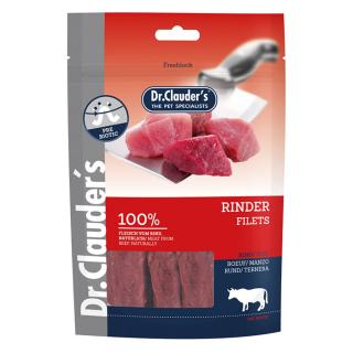 Dr.Clauder's Prémium Marha Filé Darabok, 80g