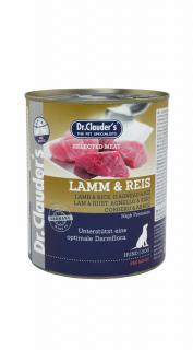 Dr.Clauder's Selected Meat Bárány-Rizs 6x800 g