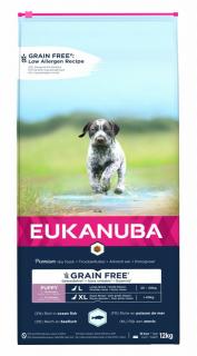Eukanuba Puppy and Junior Grain Free Large Ocean Fisch 12kg