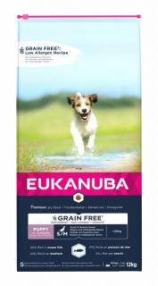 Eukanuba Puppy and Junior Grain Free Small and Medium Ocean Fisch 12kg