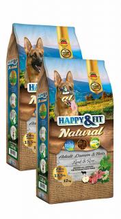 HappyFit Natural Adult Bárány Rizs 2x12kg