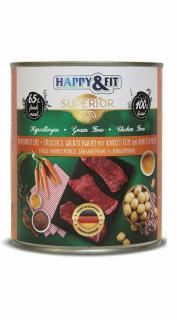 HappyFit Superior Friss Vaddisznóhús S.répával, burgonyával 6x800g